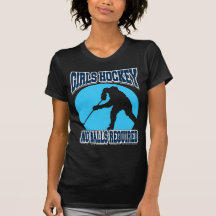 Girls Hockey - No Balls Required Tee Shirts