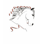 Girls Horse Crazy Ringer T-Shirt