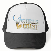 GIRLS HUNT DEER TRUCKER HAT