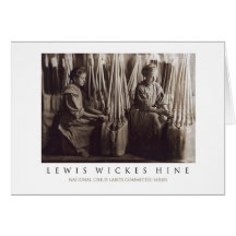 Girls in Packing Room Greeting Card