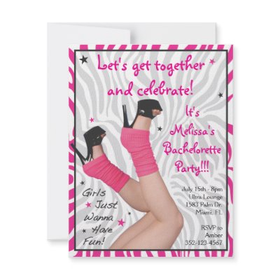 Girls Just Wanna Have Fun! Invitations by Partylish