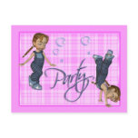 Girls Just Wanna Have Fun, Party Invite Post Card