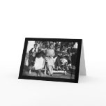 Girls Knitting in Albania 1923 Greeting Card