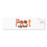 girls like fast toys too bumper stickers
