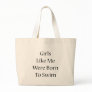 Girls Like Me Were Born To Swim Bags