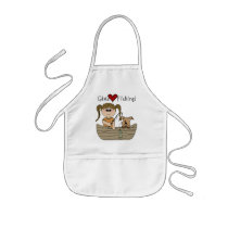 Girls Love Fishing T-shirts and Gifts Aprons