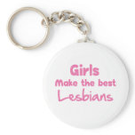 Girls Make the Best Lesbians Keychain