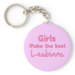 Girls Make the Best Lesbians Keychains