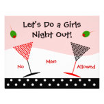Girls Night Out Bachelorette Custom Announcement