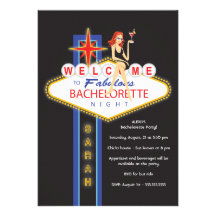 Girls Night Out Bachelorette Party Invitation