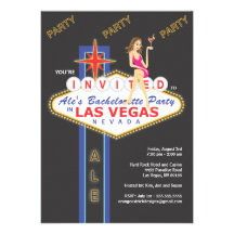 Girls Night Out Bachelorette Party Invitation
