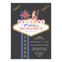 Girls Night Out Bachelorette Party Invitation
