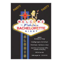 Girls Night Out Bachelorette Party Invitation