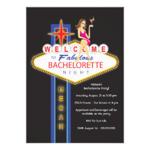 Girls Night Out Bachelorette Party Invitation
