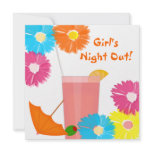 Girls Night Out Cocktail Theme Party Invitation