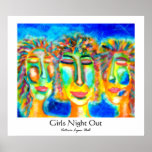 Girls Night Out Fine Art Print