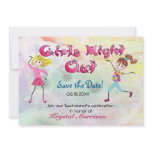 Girl's Night Out - Save the Date Custom Announcements