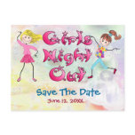Girl's Night Out - Save the Date Postcard