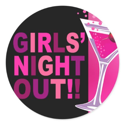 Girls' Night Out Sexy Glam Martini Party Sticker by Special_Occasions