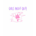 Girls Night Out!-Witch Design-Humour-T-Shirt