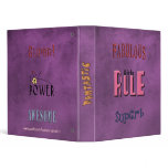 Girls Only Fabulous Fantastic School Notebook binders