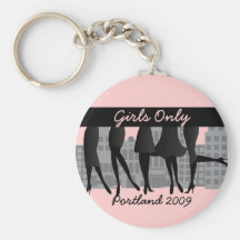Girls Only-Version 2 Keychains