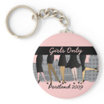 Girls Only-Version 3 Keychain