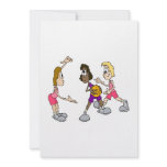 Girls playing basketball
