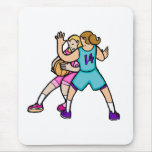 Girls playing Hoops