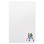 Girls playing Hoops stationery
