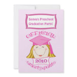 Girls Preschool / Kindergarten Graduation Party invitations