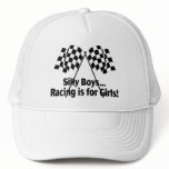 Girls Racing Mesh Hat