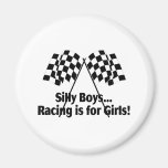 Girls Racing Magnets