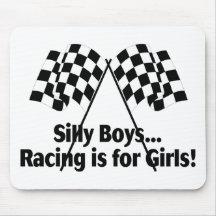 Girls Racing Mouse Mats