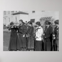 Girls Rifle Team, 1916 Posters