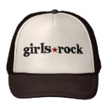 Girls Rock Mesh Hats