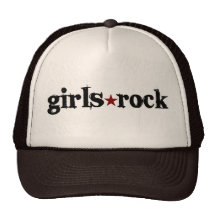 Girls Rock Mesh Hats