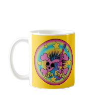 Girls Rock Skull & Crossbones Coffee Mug