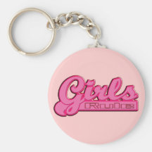 Girls Rule Key Chains