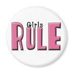 Girls Rule Fridge Magnets