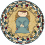 Girls Shepherd Ornament photo sculptures