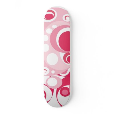 Girls skateboard in pink and red by Galveston33