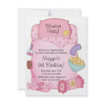 Girls Sleeping Bag Birthday Invitation