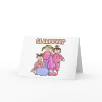 Girls Sleepover cards