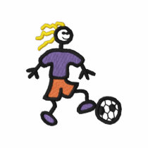 Girl's Soccer embroidered shirts