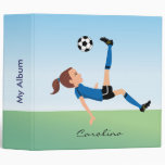 Girl's Soccer Kick Binder