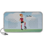 Girl's Soccer peaker Personalized Speakers