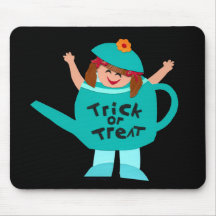 Girls Trick-or-Treat Mousepad