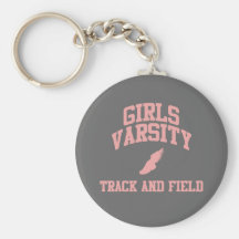 Girls Varsity Track and Field Key Chain