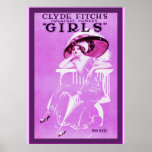 'Girls' ~ Vintage Theatre Print